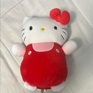 Hello Kitty Plush Toy with Red Bow